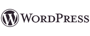 Logo de WordPress, un CMS sur lequel Guidap s'intégre facilement
